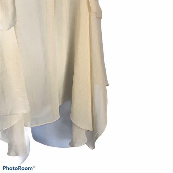 Matilda Jane Sheer Cream Sleeveless Tunic | Boho Chic Oversized Style | XS - Picture 10 of 15